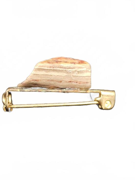 Jewelry - Stone Slice Brooch